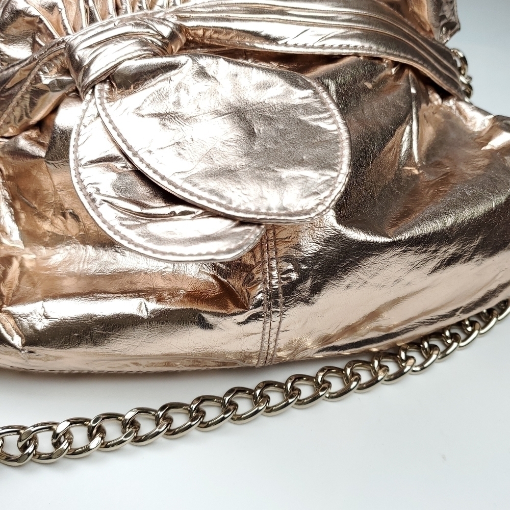 🧡 Loeffler Randall Rose Gold Metallic Handbag - Picture 3 of 16